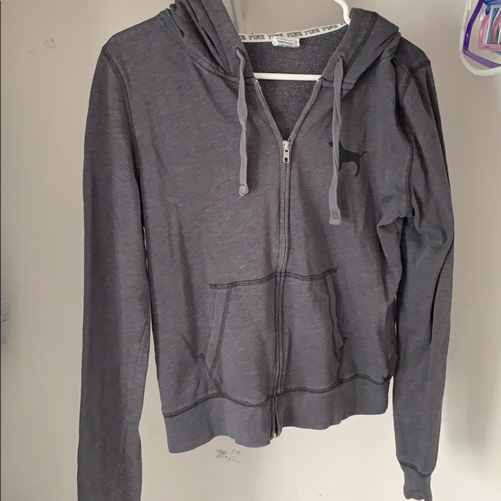 Pink, Victoria’s Secret zip up hoodie